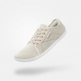 barefoot casual shoes wide toe box breathable flexible zero drop 4mm sole Luck Ⅰ Beige adult Saguaro